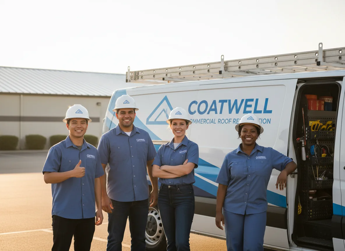 Commercial roof coating company in Bradford, IL